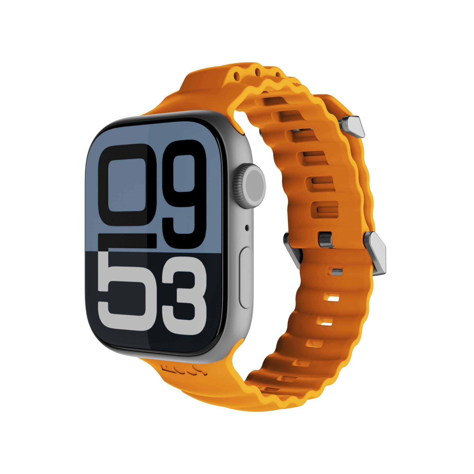 Mous Active Apple Watch Band – Durable Tiger Orange for Sports