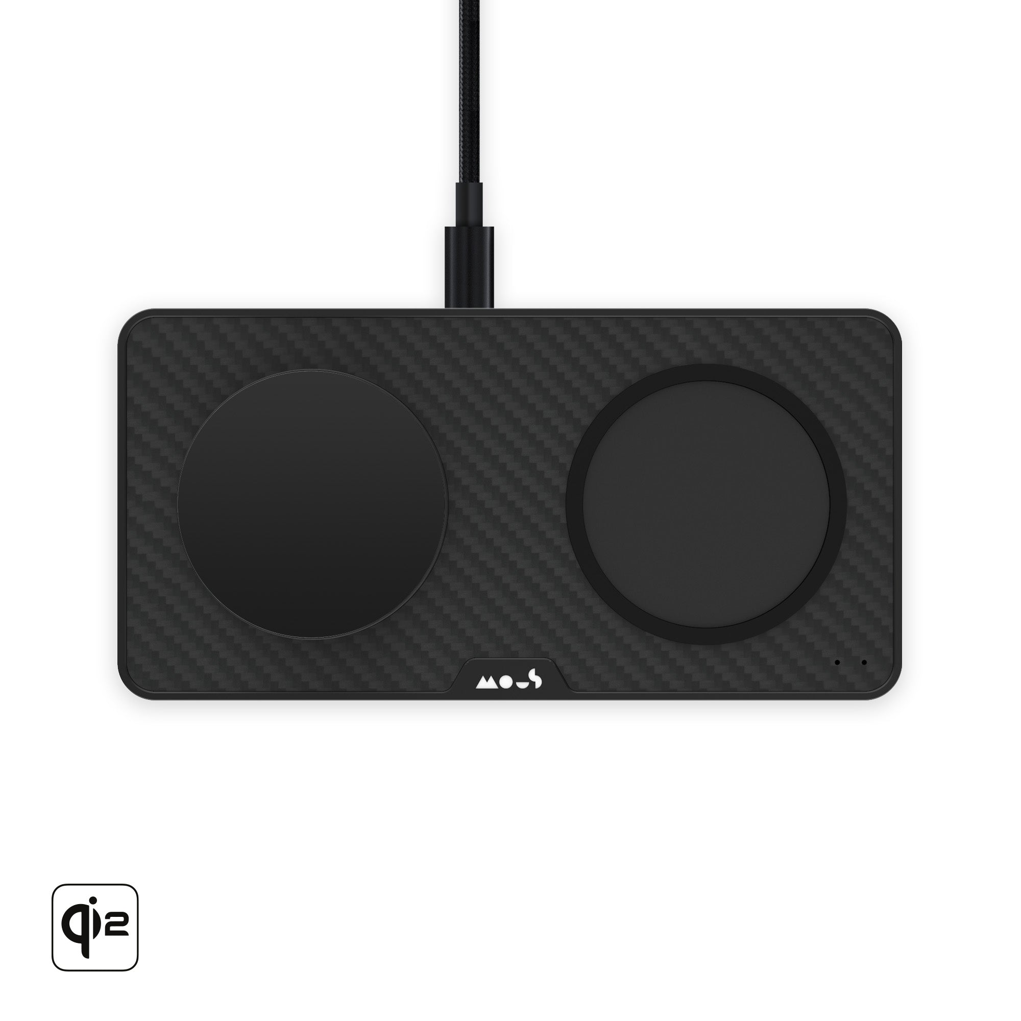 Qi2 Wireless Charging Station with Aramid Fiber & 18W USB-C