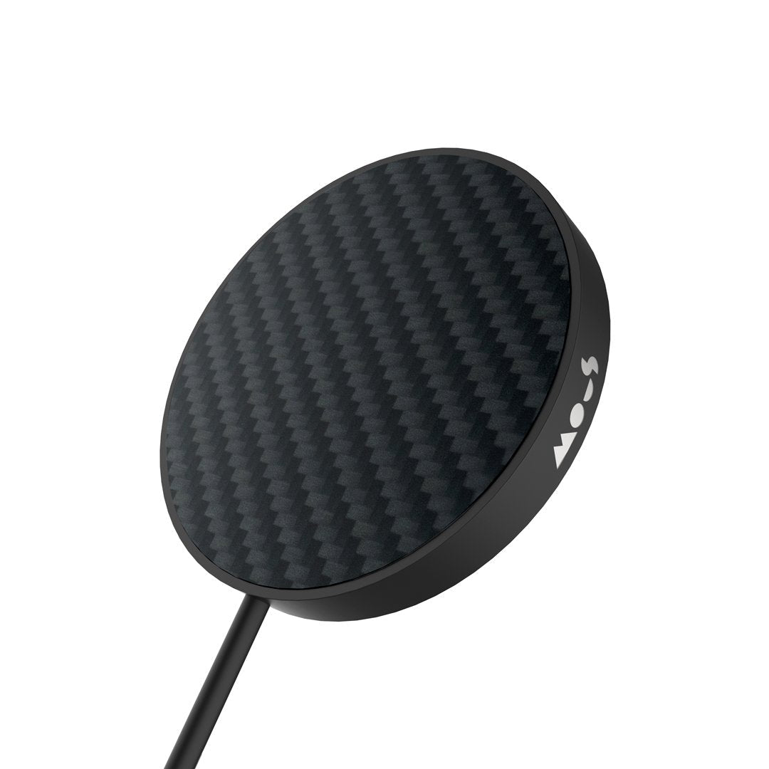 Aramid Fiber MagSafe Charger - Matte Black Wireless Charging