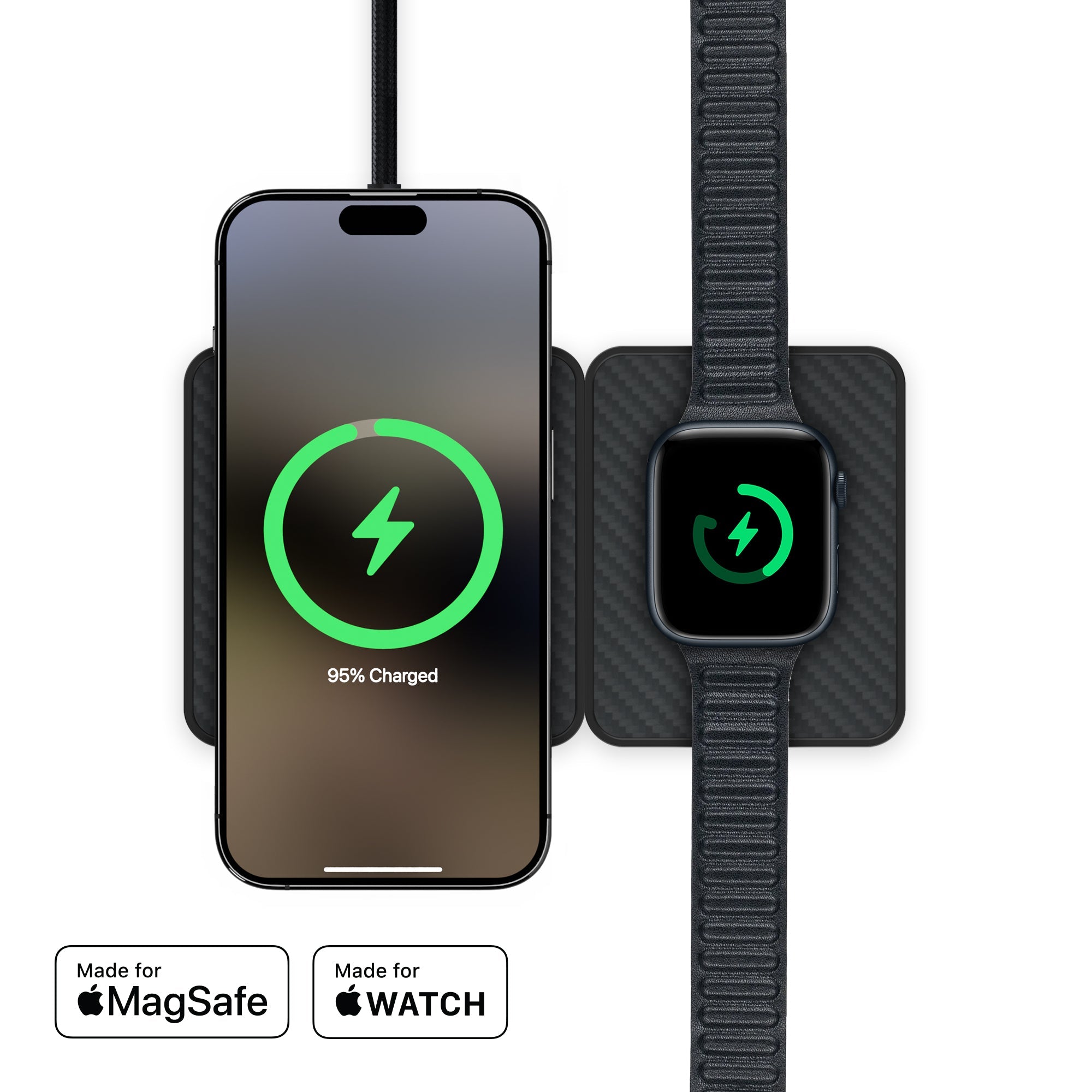 MagSafe Fast Charger Set with Apple Watch & USB-C Cables