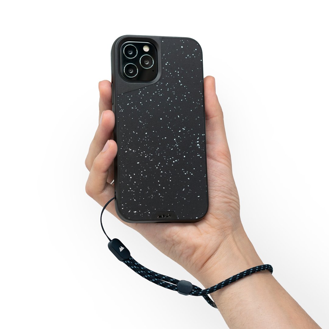 Anti-Slip Phone Wrist Strap - Black & Blue for Secure Grip