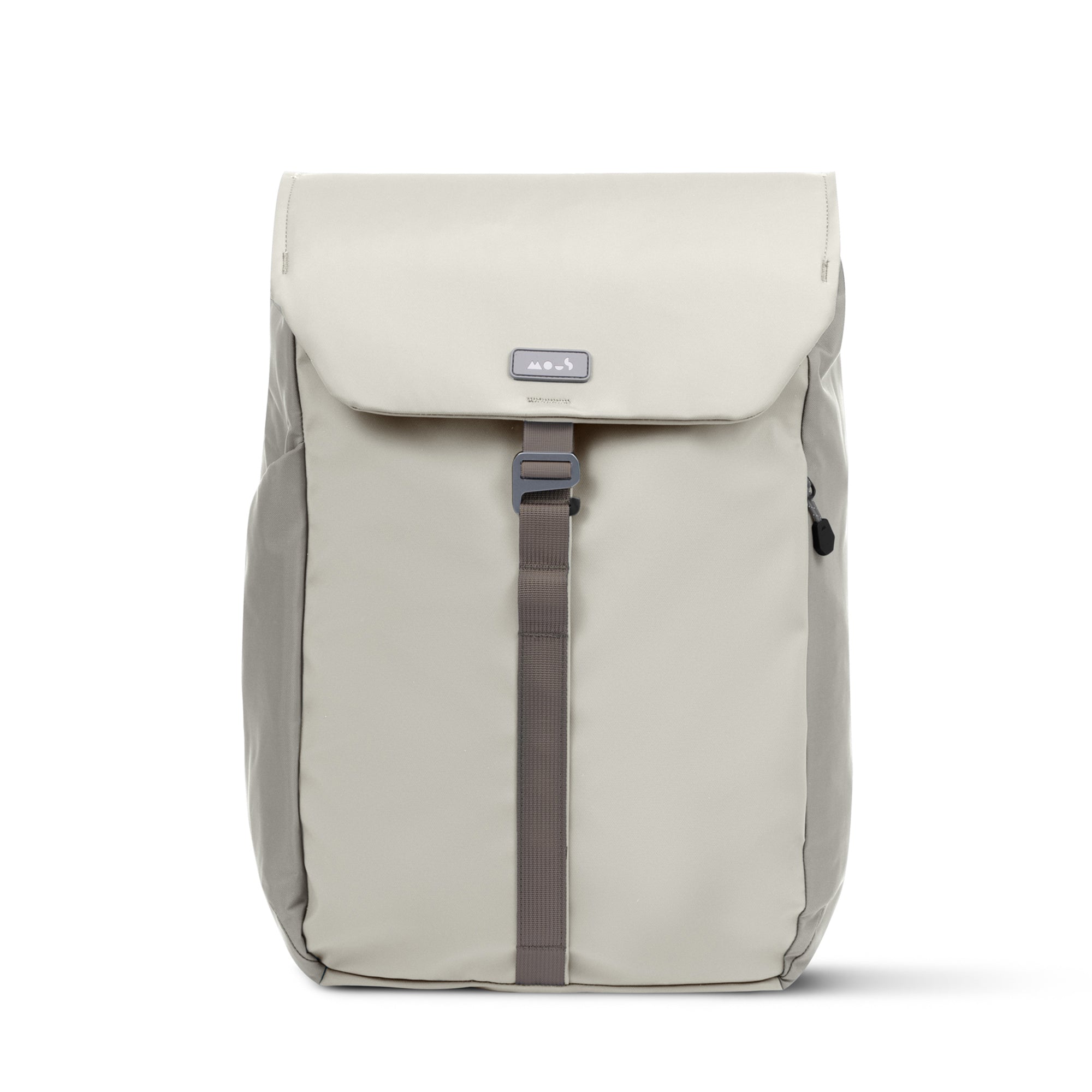 Minimalist Flap Backpack – Stone – Easy Access Daypack