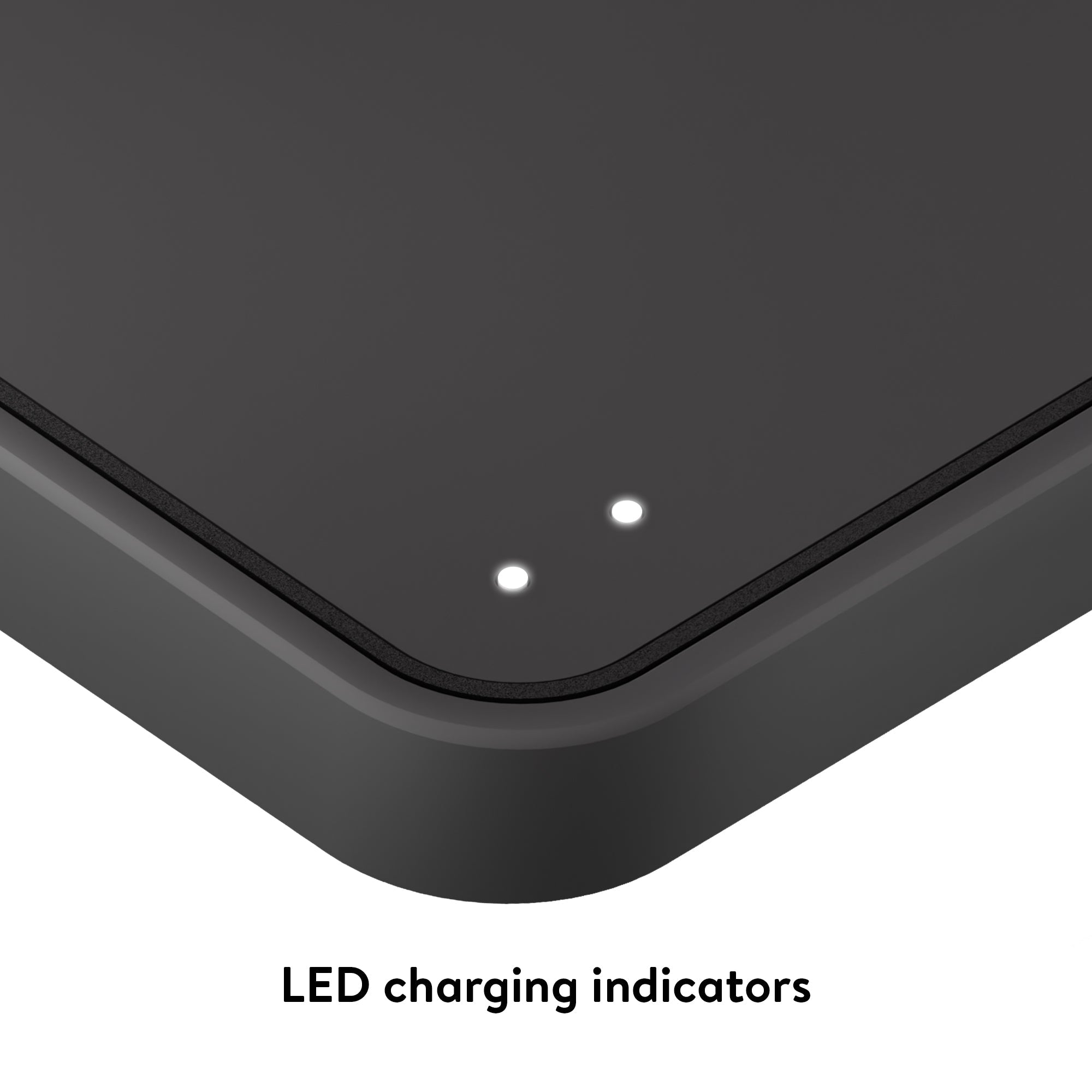 Qi2 Wireless Charging Stand - 15W Fast Charging, Matte Black