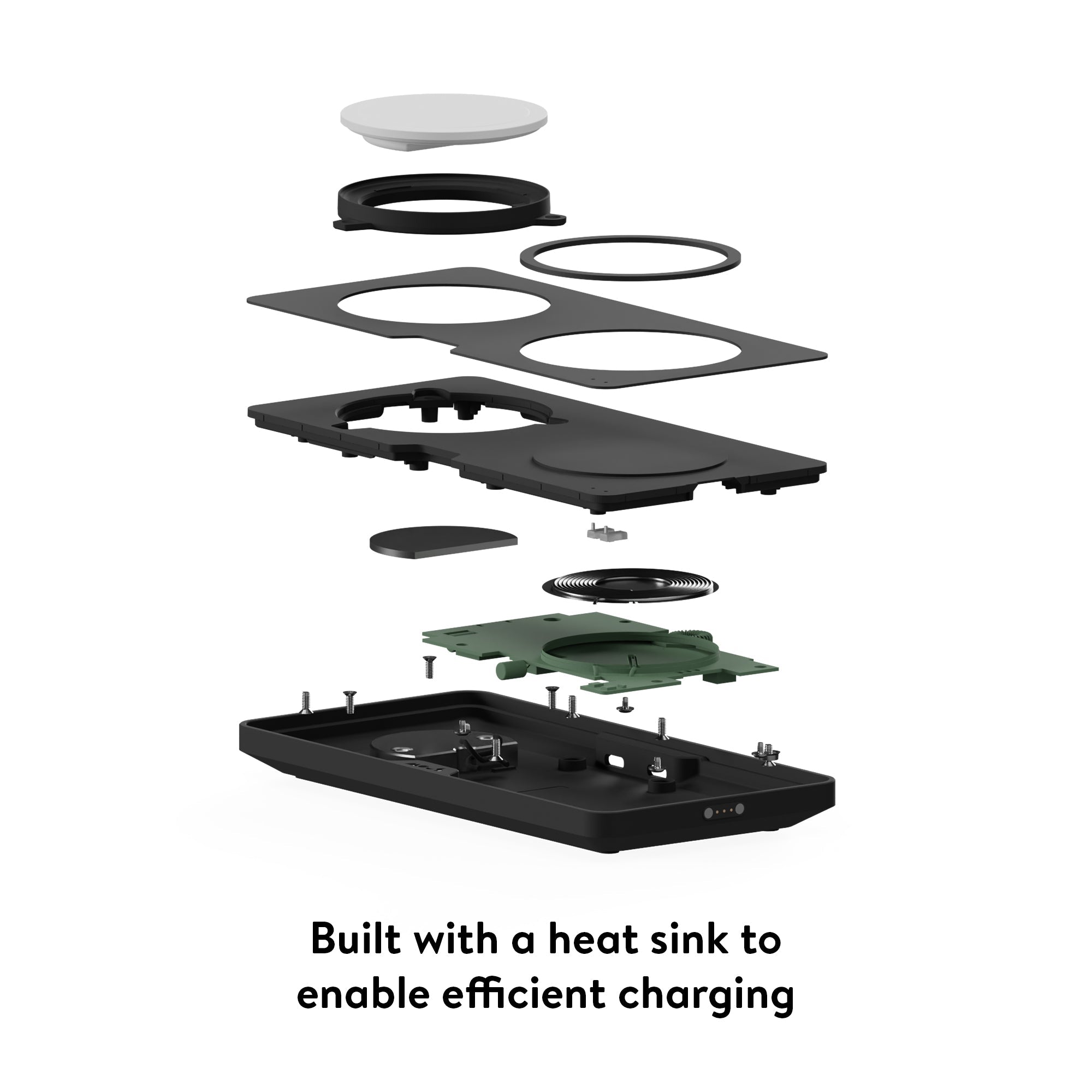 MagSafe Charging Station - Matte Black 3-in-1 Wireless Charger