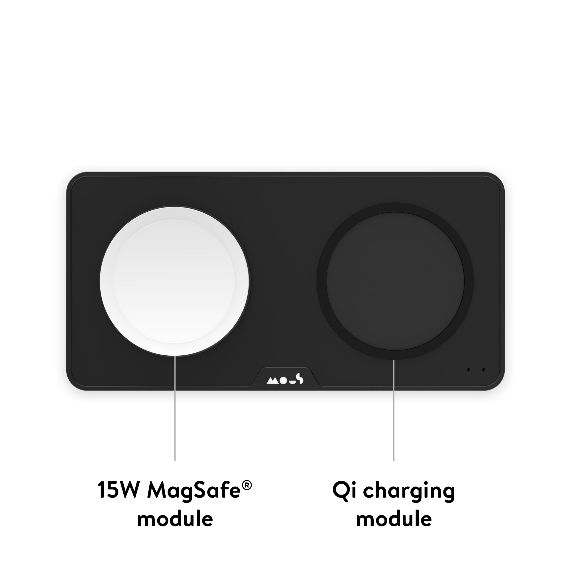 MagSafe Charging Station - Matte Black 3-in-1 Wireless Charger