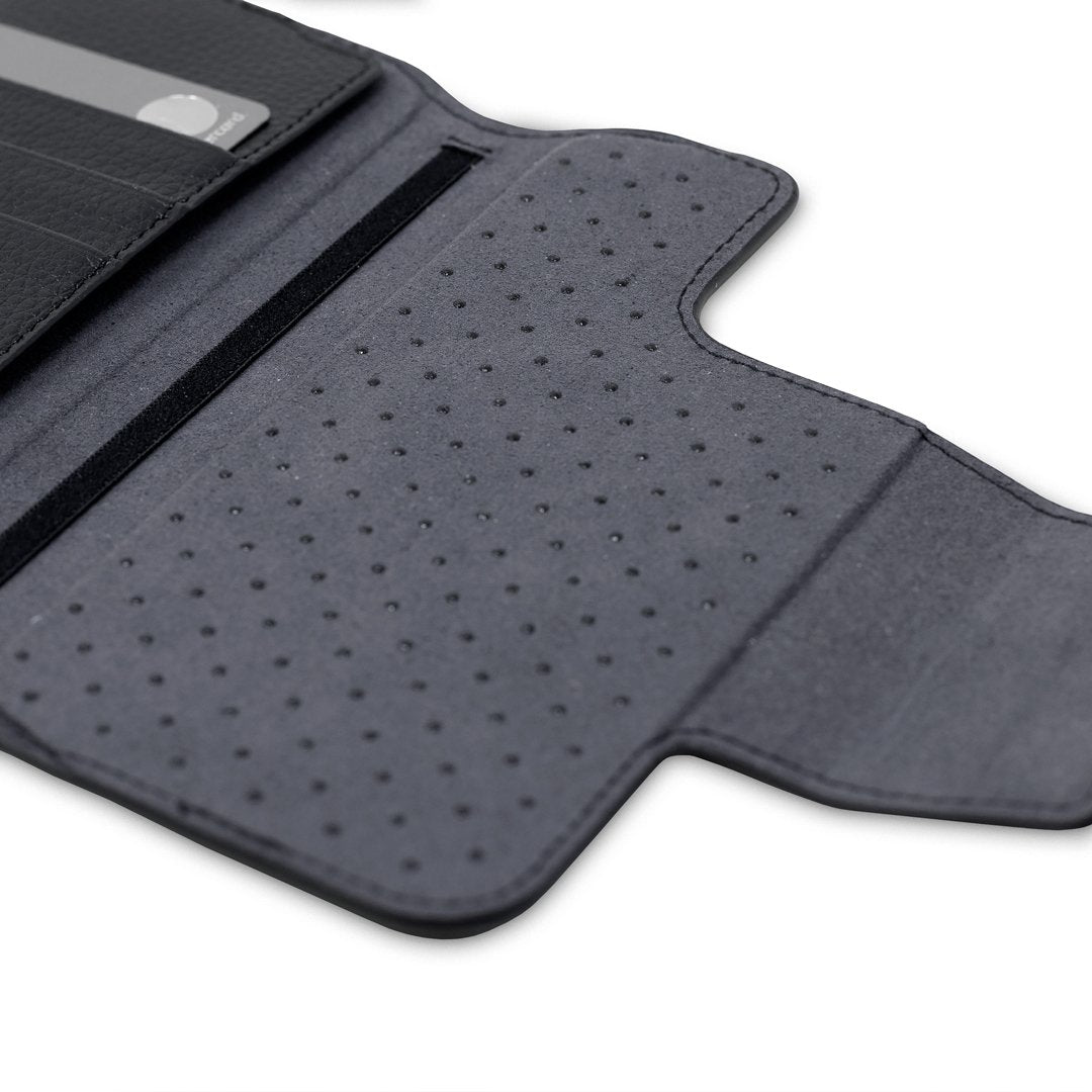 MagSafe Leather Wallet with Kickstand – Detachable & Secure
