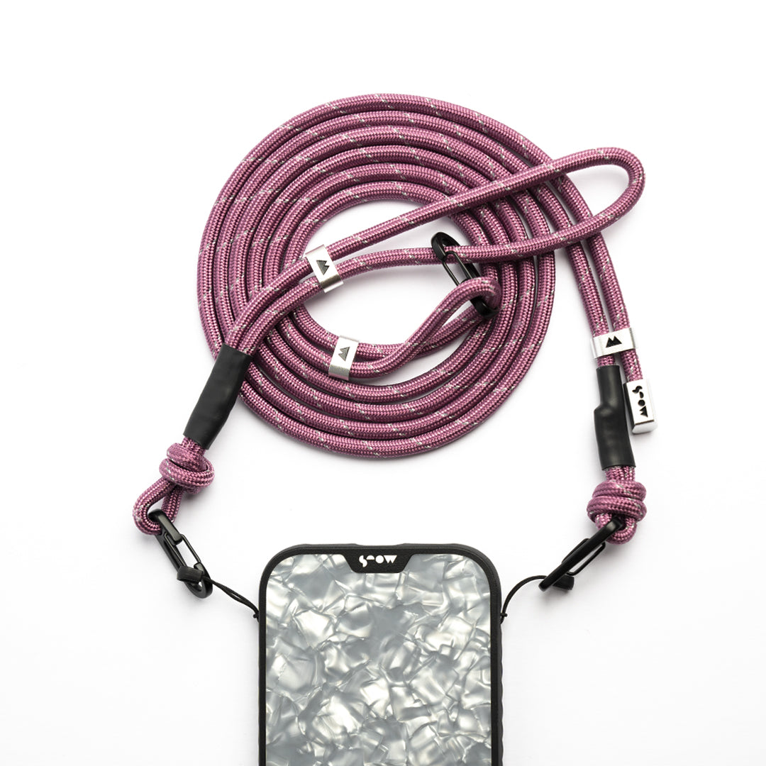 Adjustable Purple Phone Sling - Hands-Free Carrying Case