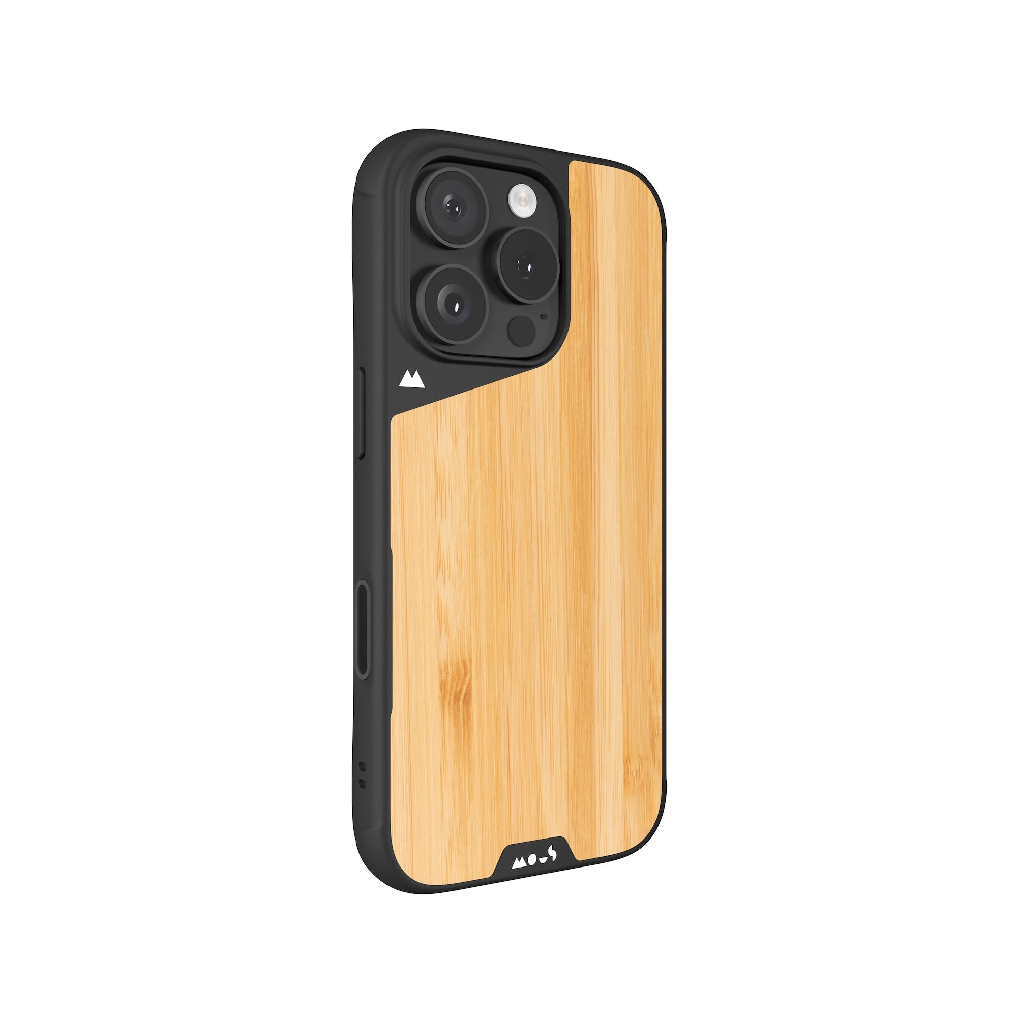 MagSafe Bamboo iPhone Case with Camera Button – Slim & Durable
