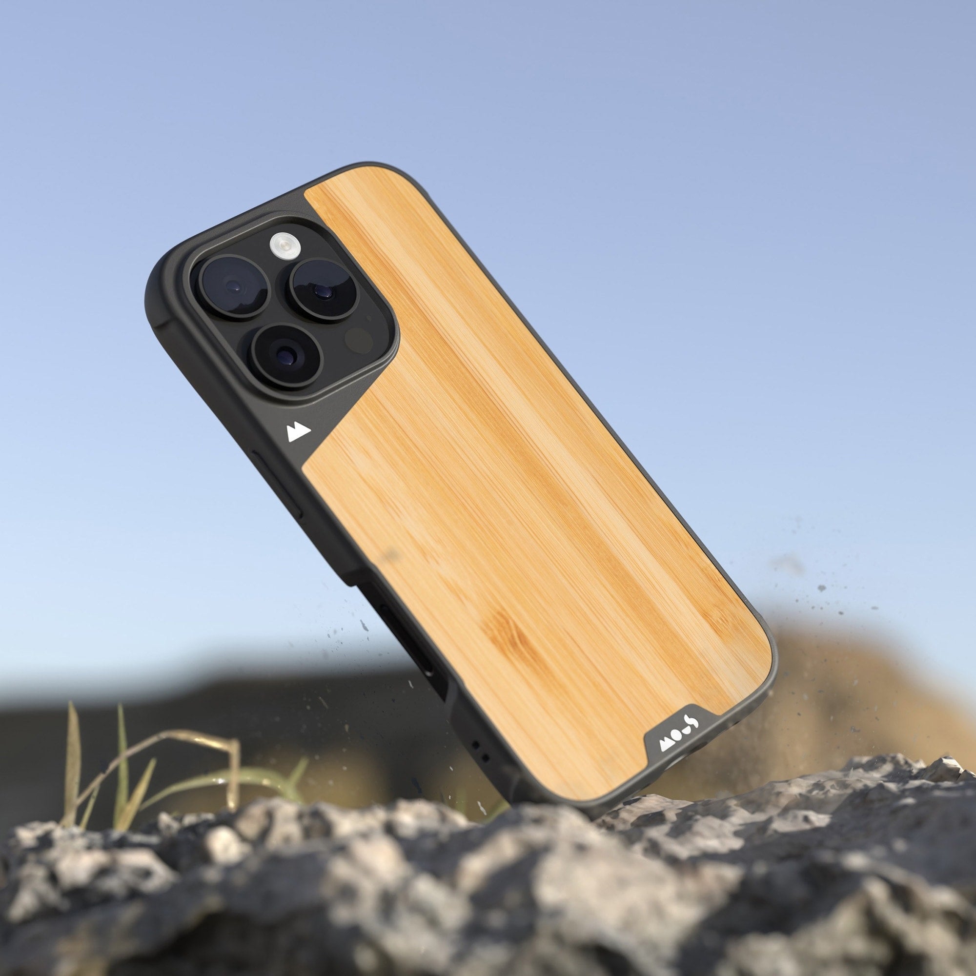 MagSafe Bamboo Phone Case – Thin Clear Protection Anti-Yellowing