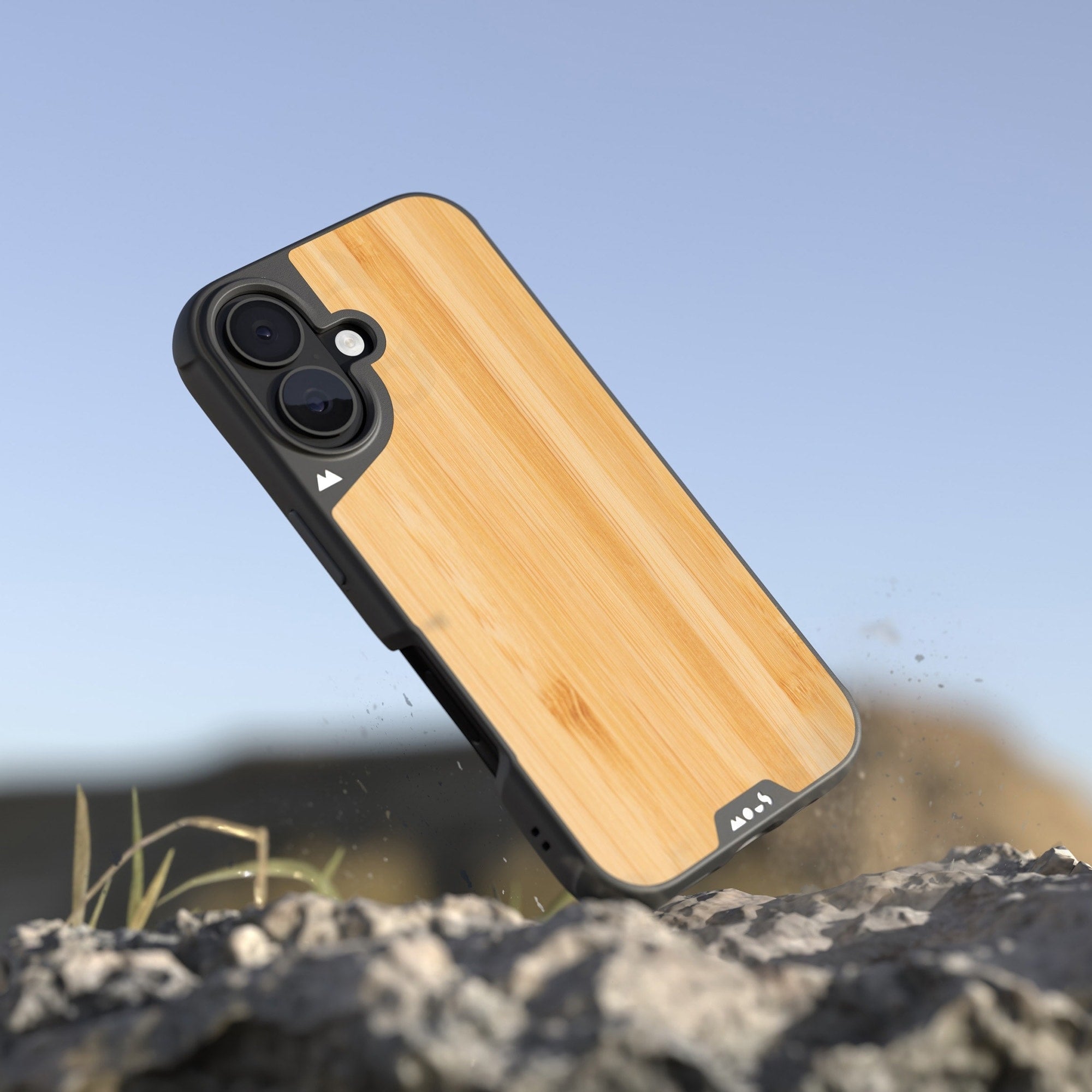 MagSafe Bamboo Phone Case – Thin Clear Protection Anti-Yellowing