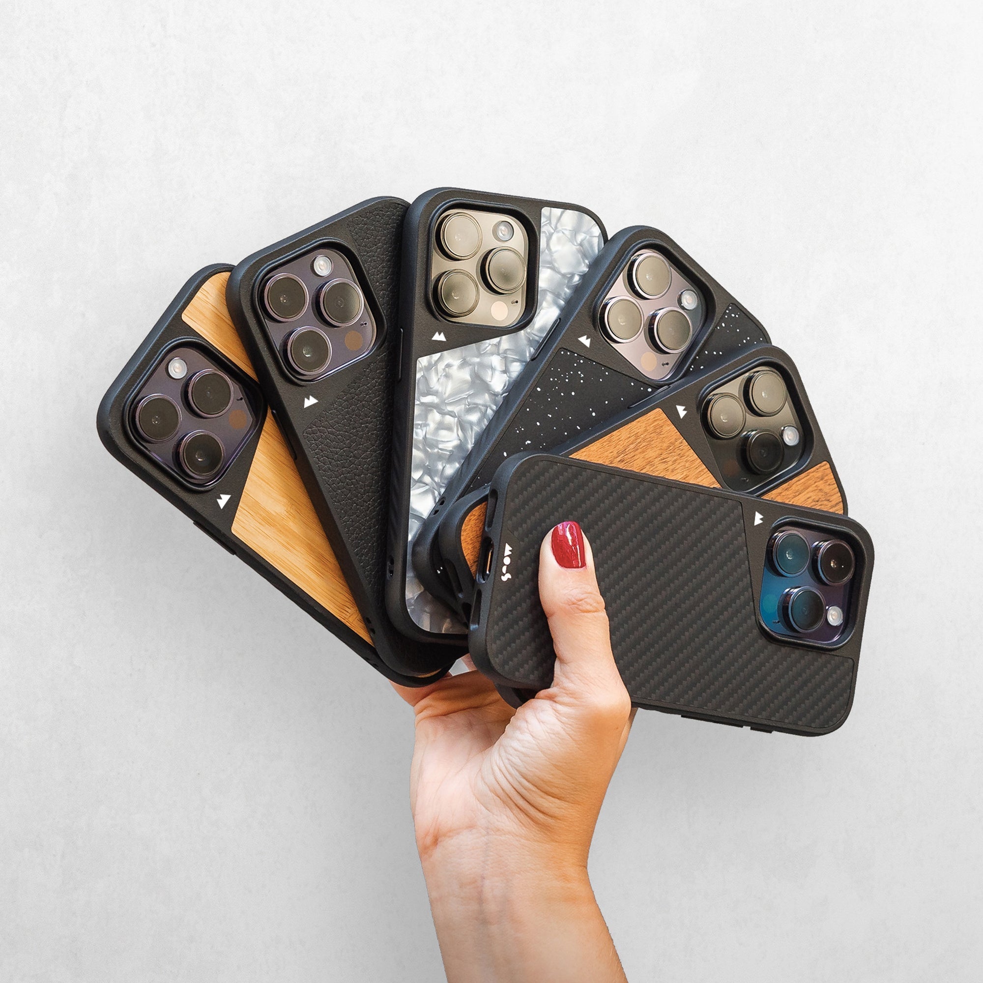 MagSafe Leather Phone Case - Limitless 5.0 with AiroShock Protection
