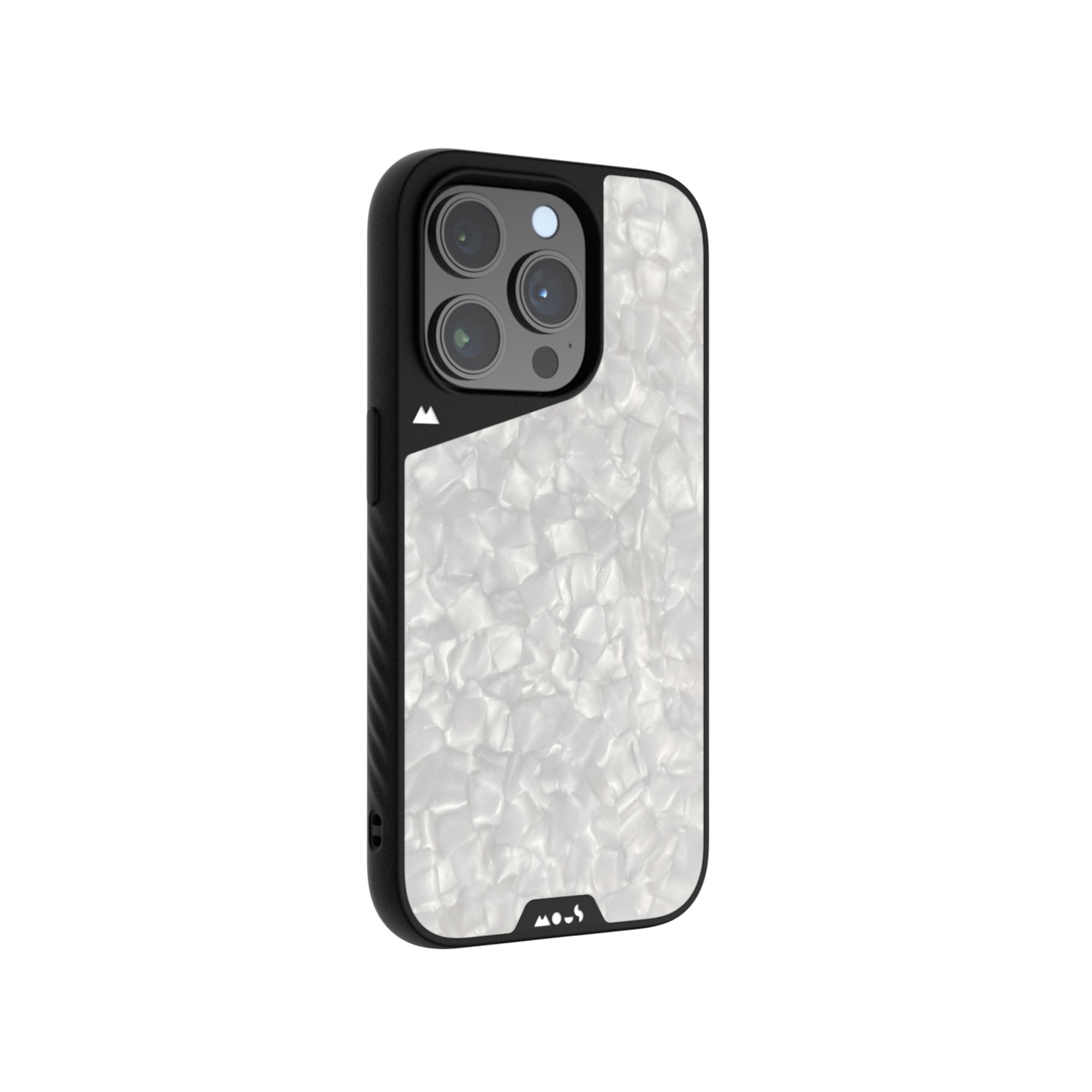 MagSafe iPhone Case with AiroShock Protection - Silver Pearl
