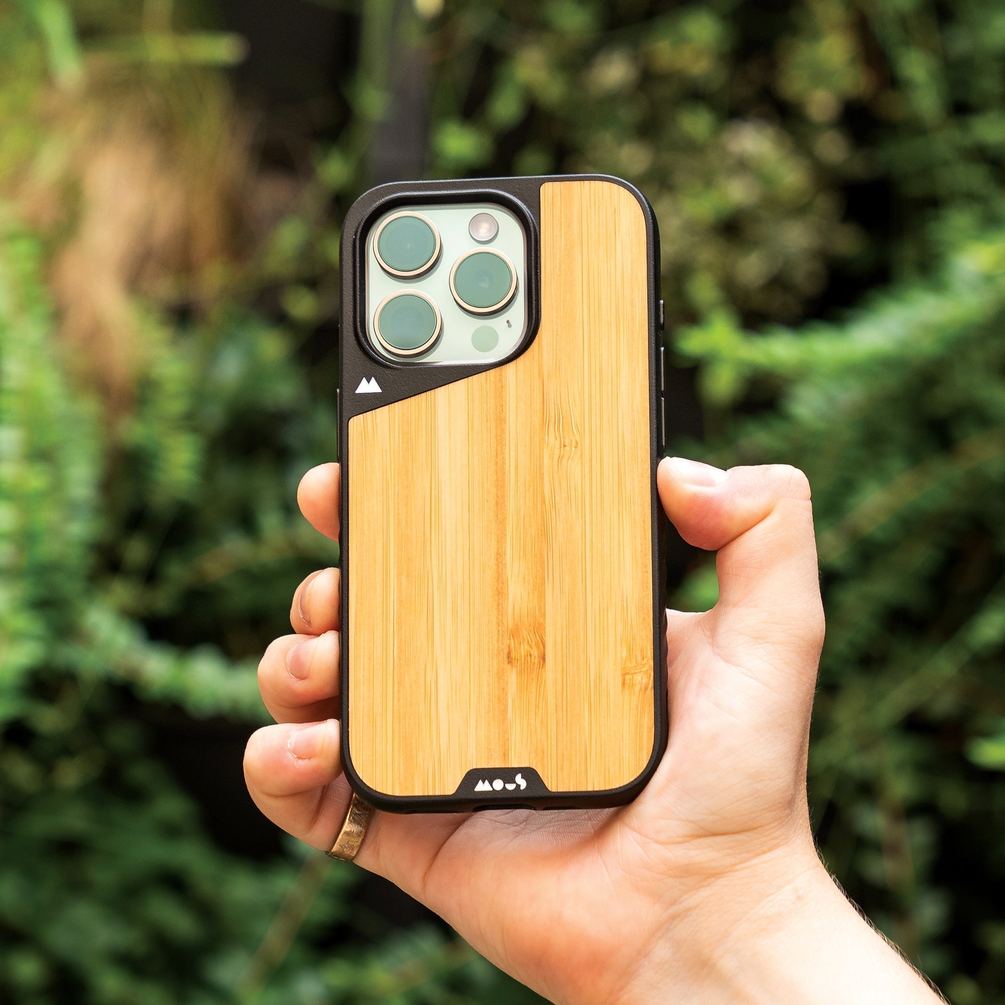 MagSafe Bamboo Phone Case with AiroShock Protection - Limitless 5.0