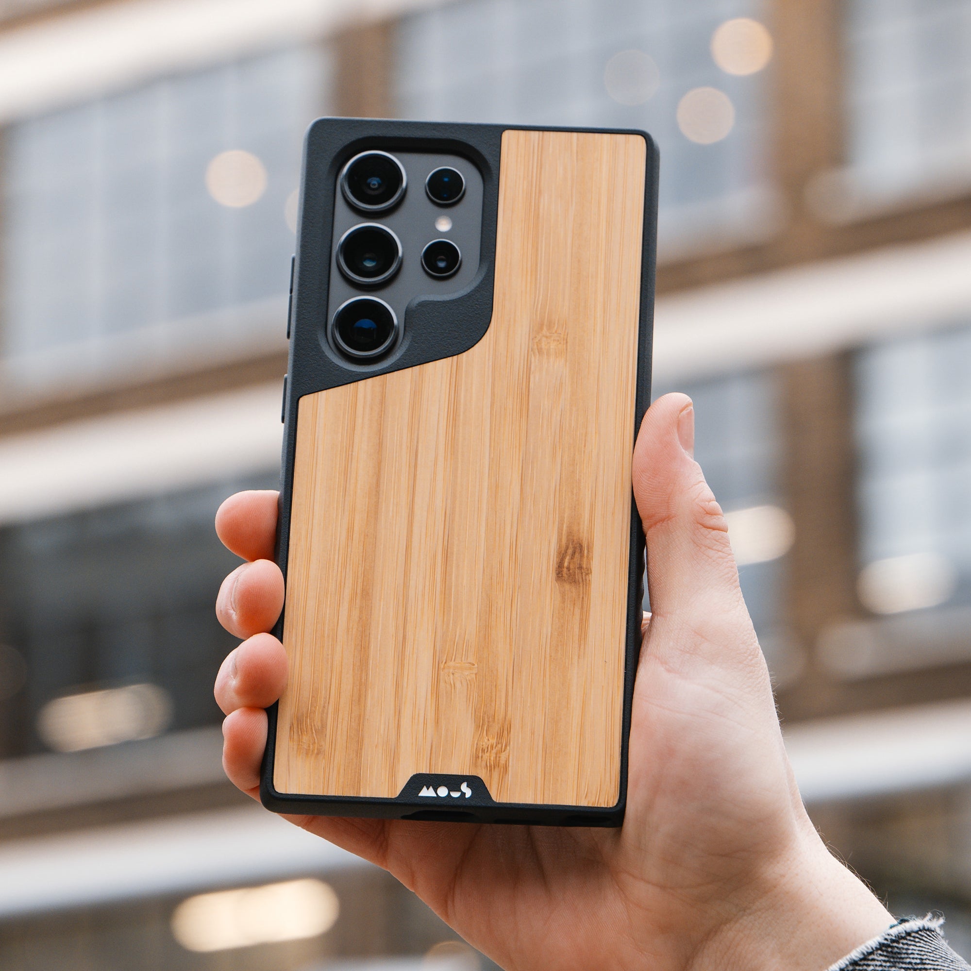 MagSafe Bamboo Phone Case with AiroShock Protection - Limitless 5.0