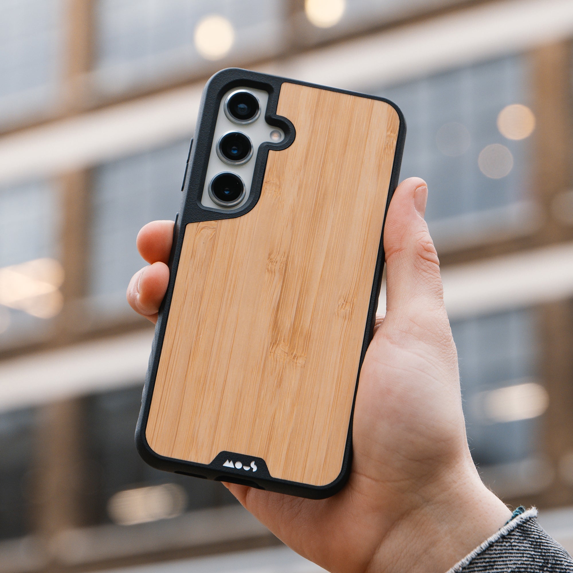 MagSafe Bamboo Phone Case with AiroShock Protection - Limitless 5.0