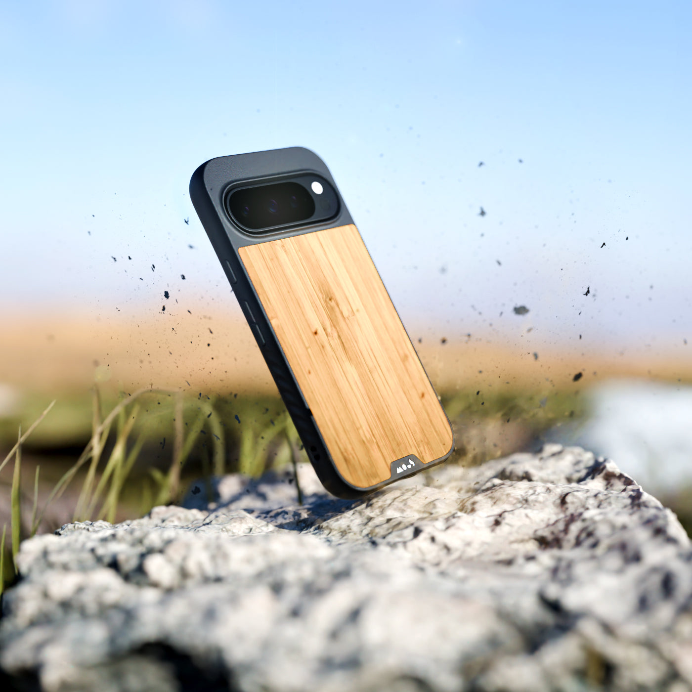 MagSafe Bamboo Phone Case with AiroShock Protection - Limitless 5.0