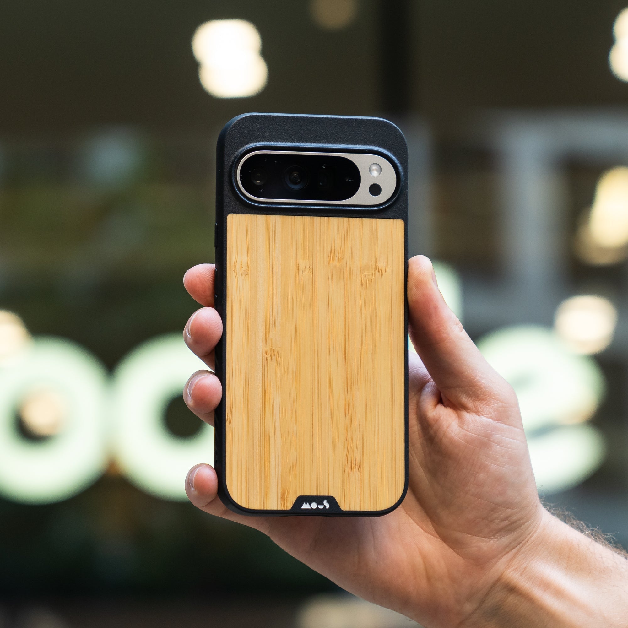 MagSafe Bamboo Phone Case with AiroShock Protection - Limitless 5.0
