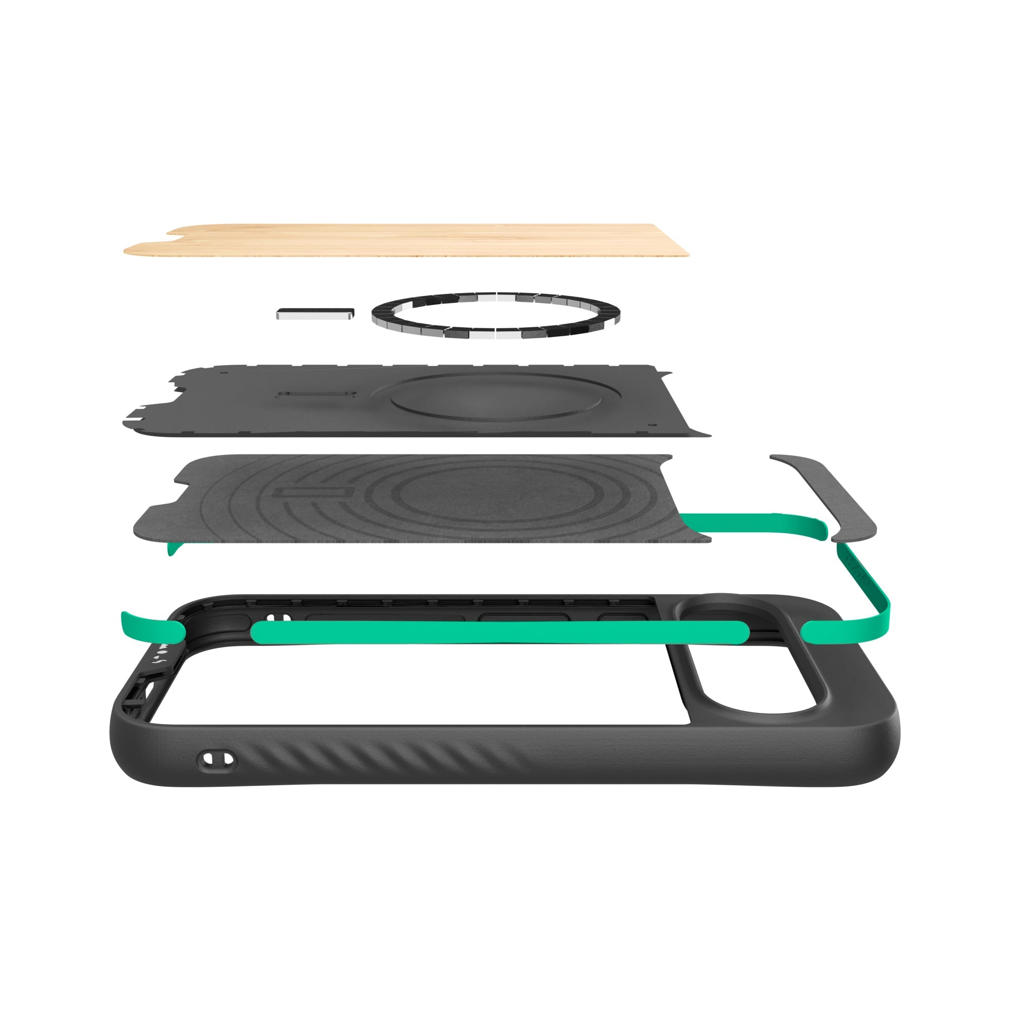 MagSafe Bamboo Phone Case with AiroShock Protection - Limitless 5.0
