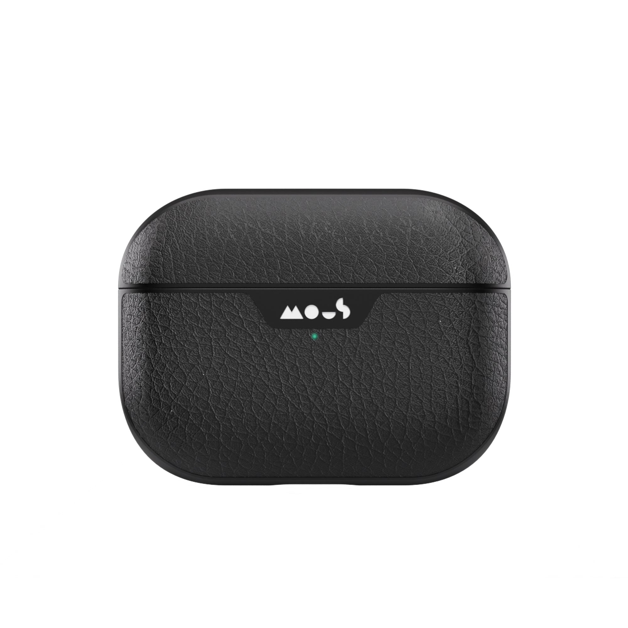 Premium Black Leather Case for AirPods Pro - Stylish Protection