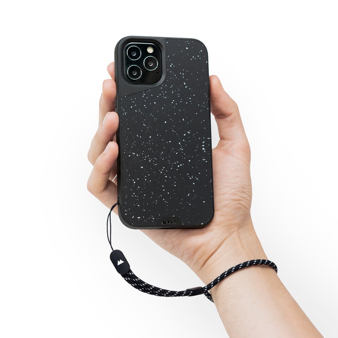 Anti-Slip Phone Wrist Strap - Black & White for Secure Grip