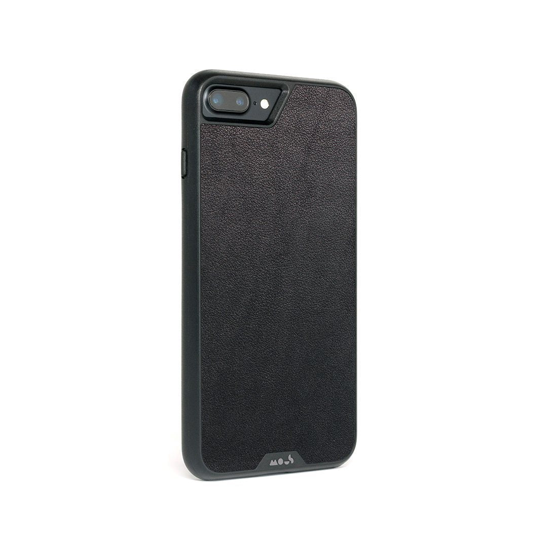 Black Leather Phone Case Limitless 2.0 - Slim & Protective