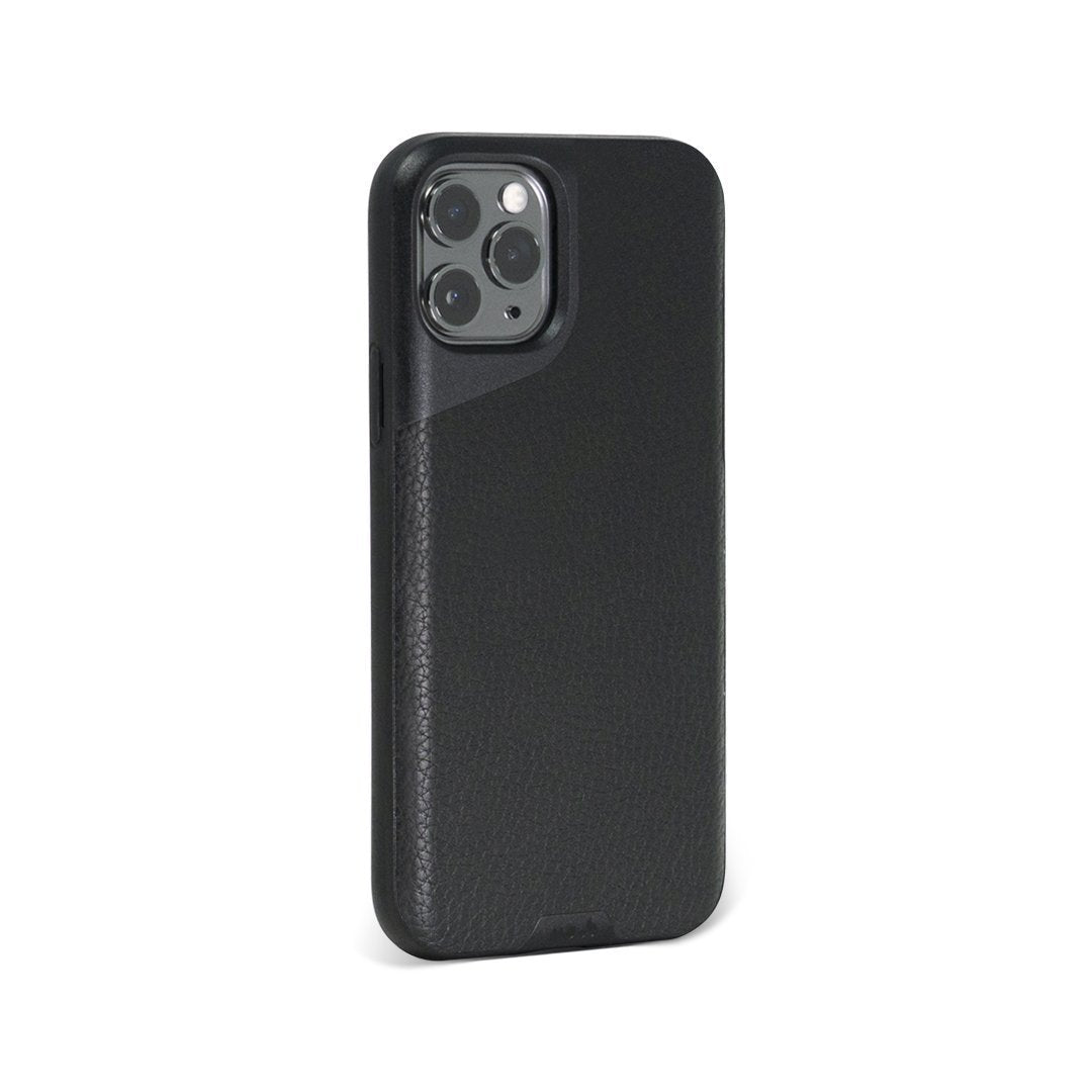 Premium Black Leather Phone Case - Slim Fit & Protective Contour Design