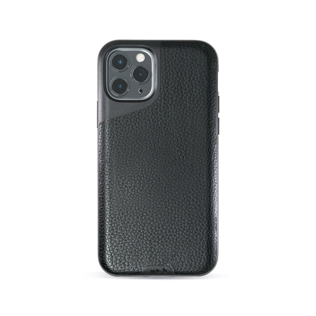Premium Black Leather Phone Case - Slim Fit & Protective Contour Design