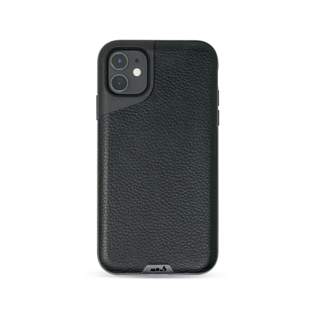 Premium Black Leather Phone Case - Slim Fit & Protective Contour Design