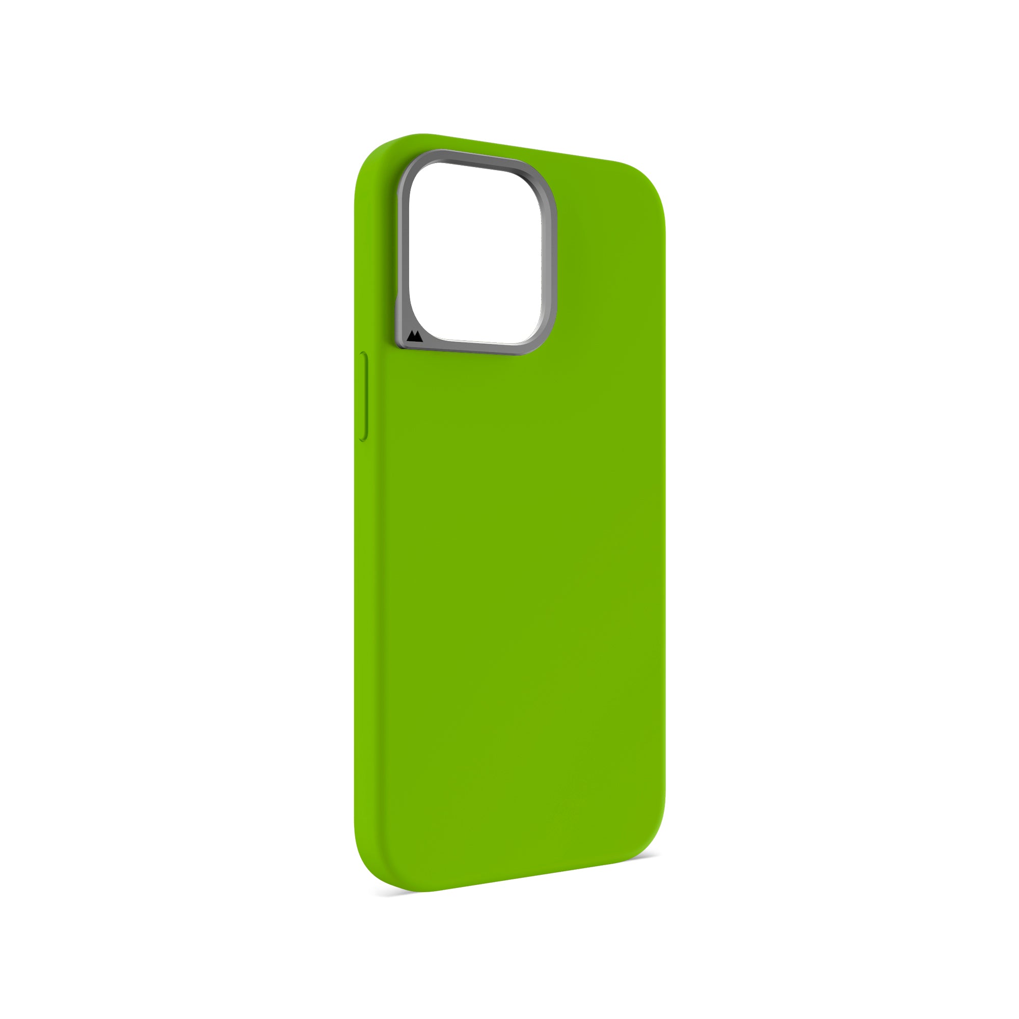 MagSafe Silicone Phone Case - Slim Lime Minimalist Design