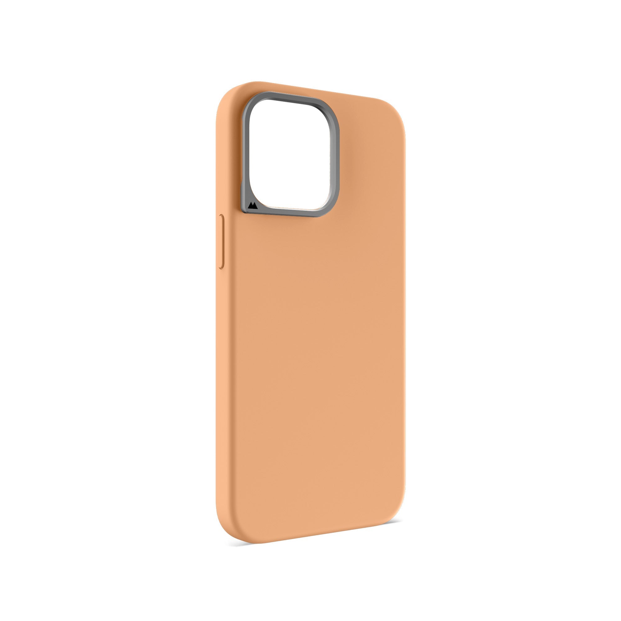 MagSafe Silicone iPhone Case - Slim Apricot Minimalist Design