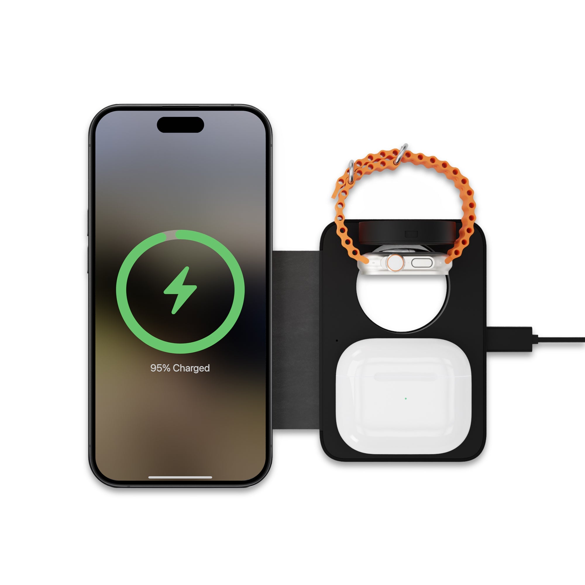 MagSafe 3-in-1 Wireless Charger for iPhone, Apple Watch & AirPods