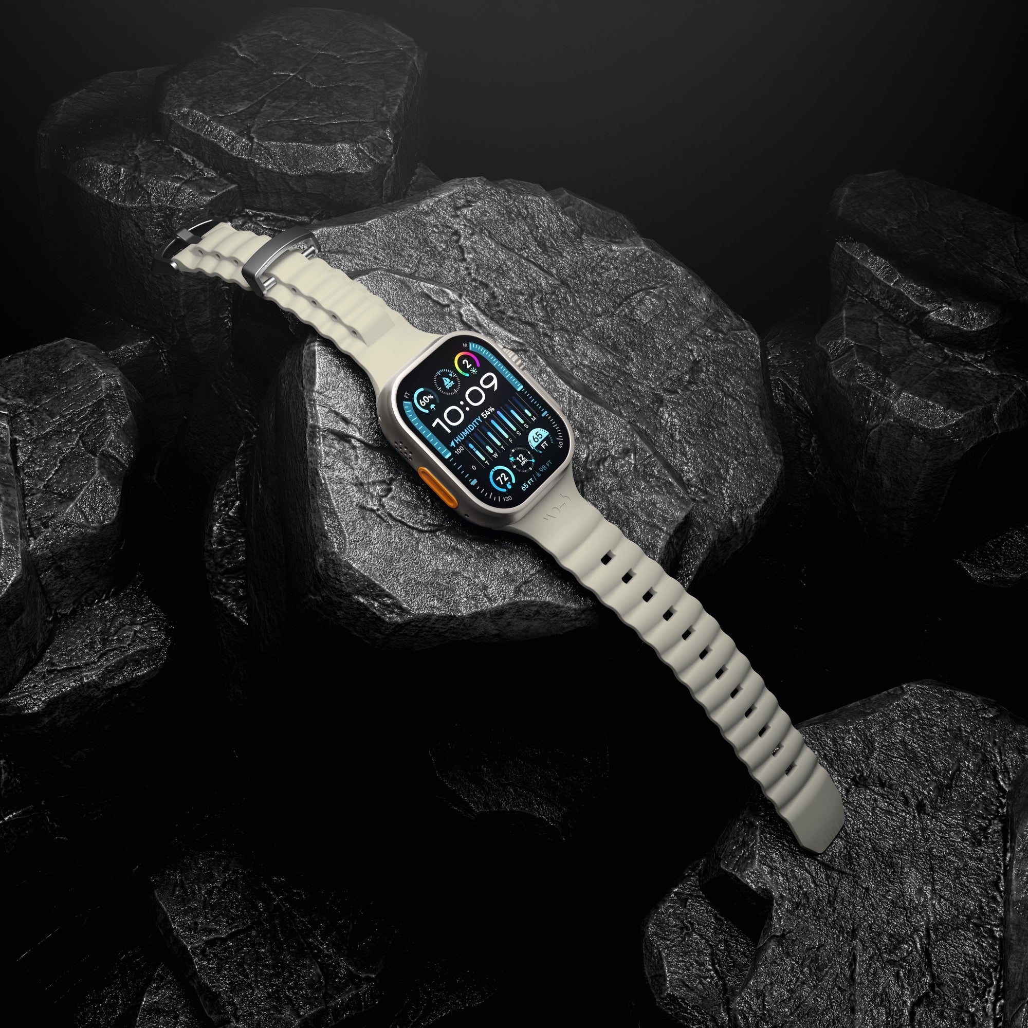 Mous Active Apple Watch Band – Durable Stone Strap for Sports