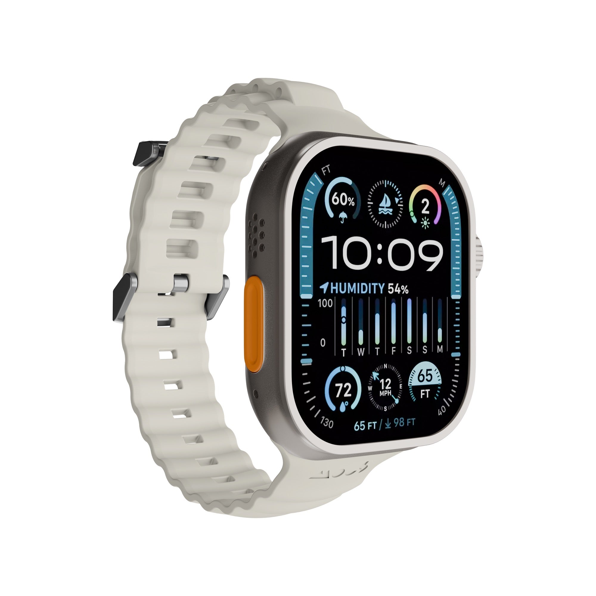 Mous Active Apple Watch Band – Durable Stone Strap for Sports