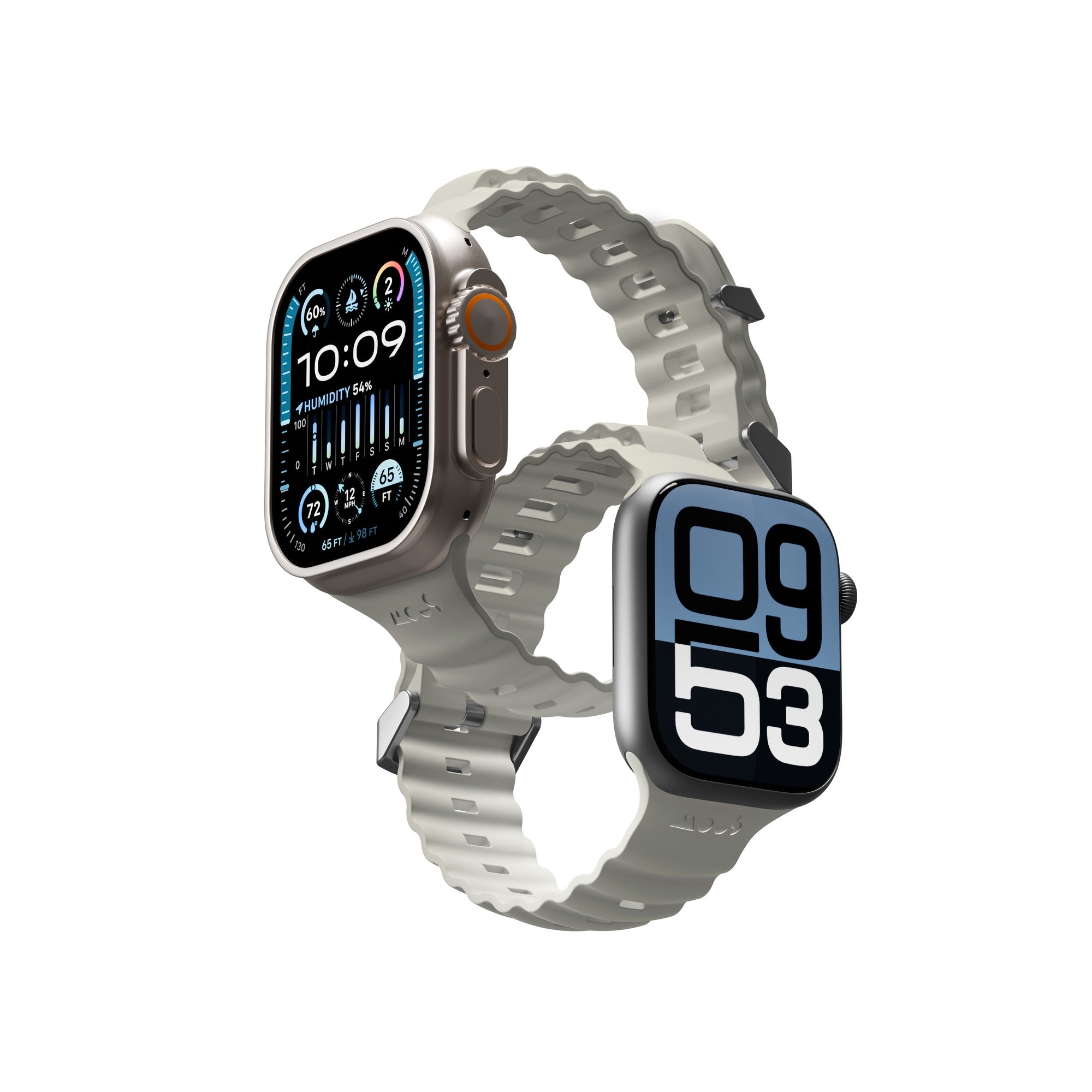 Mous Active Apple Watch Band – Durable Stone Strap for Sports